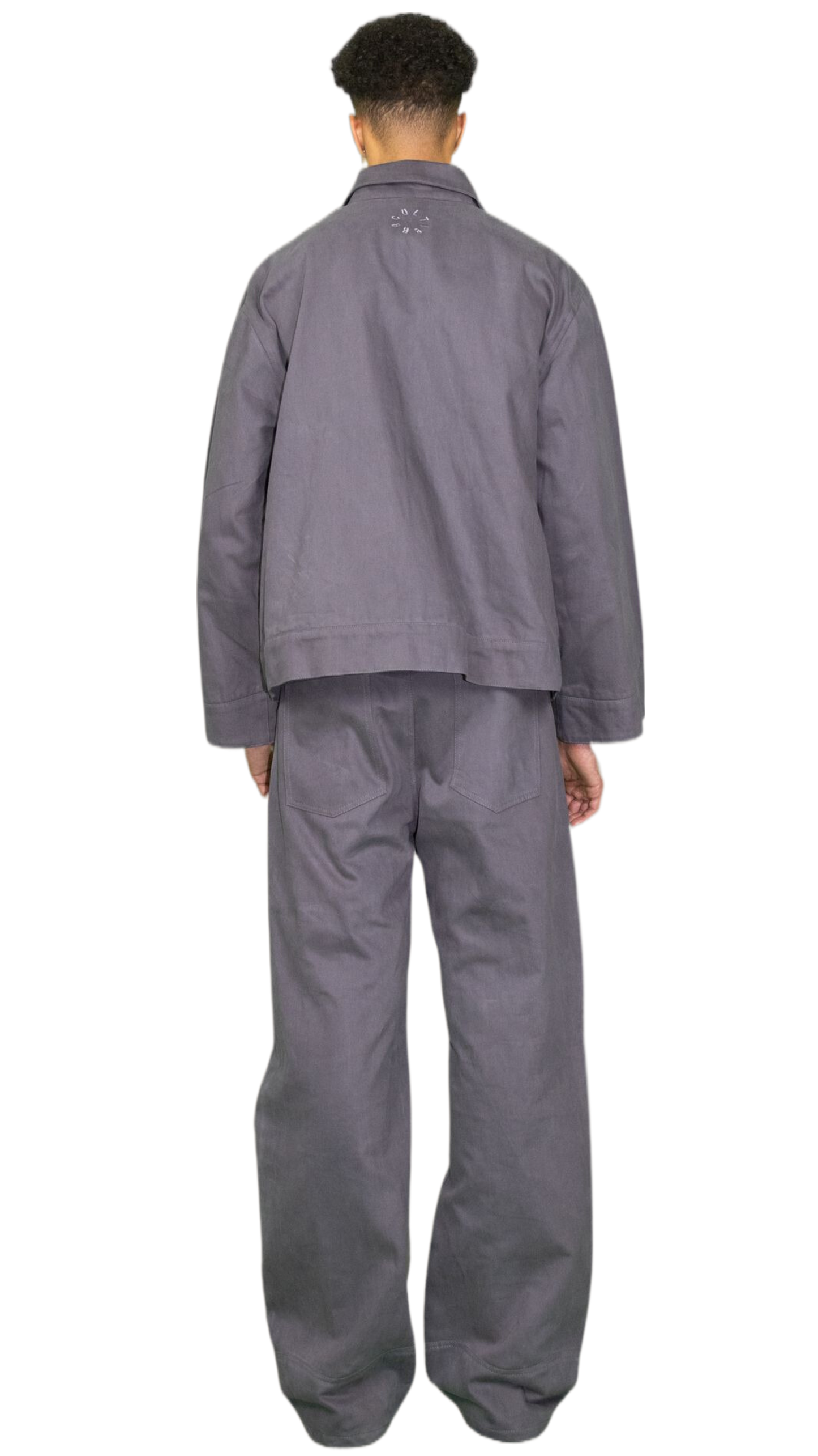 Straight denim pants in grey - SOITO