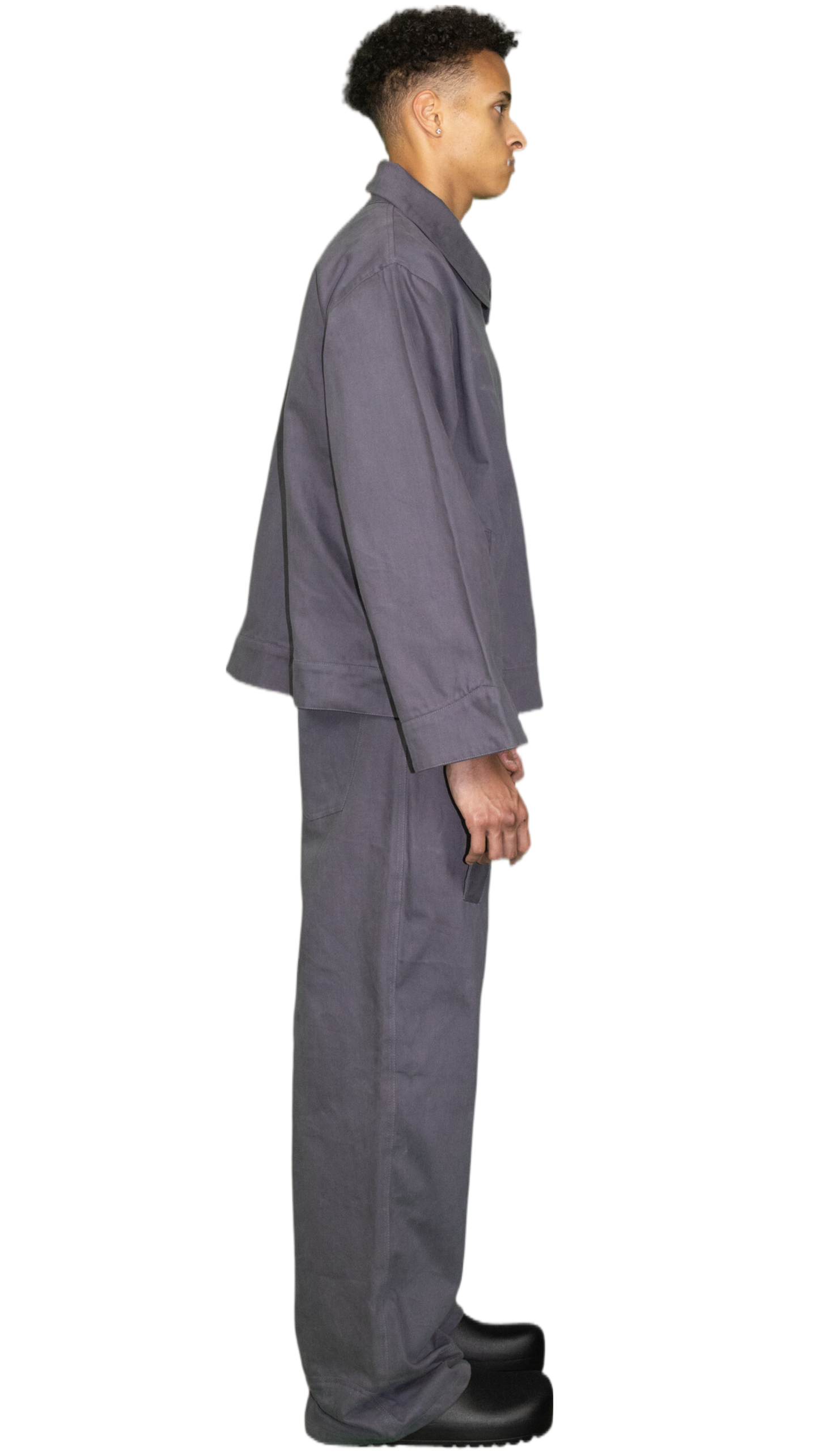 Straight denim pants in grey - SOITO