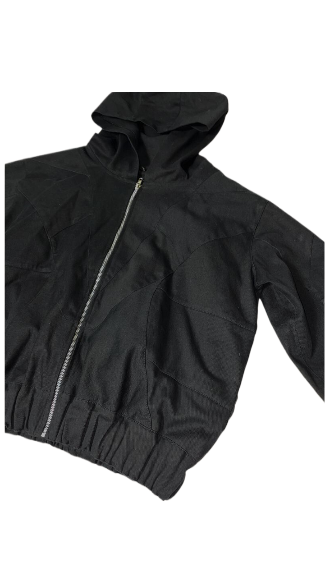 Cropped hoodie Jacket in black - HESSE