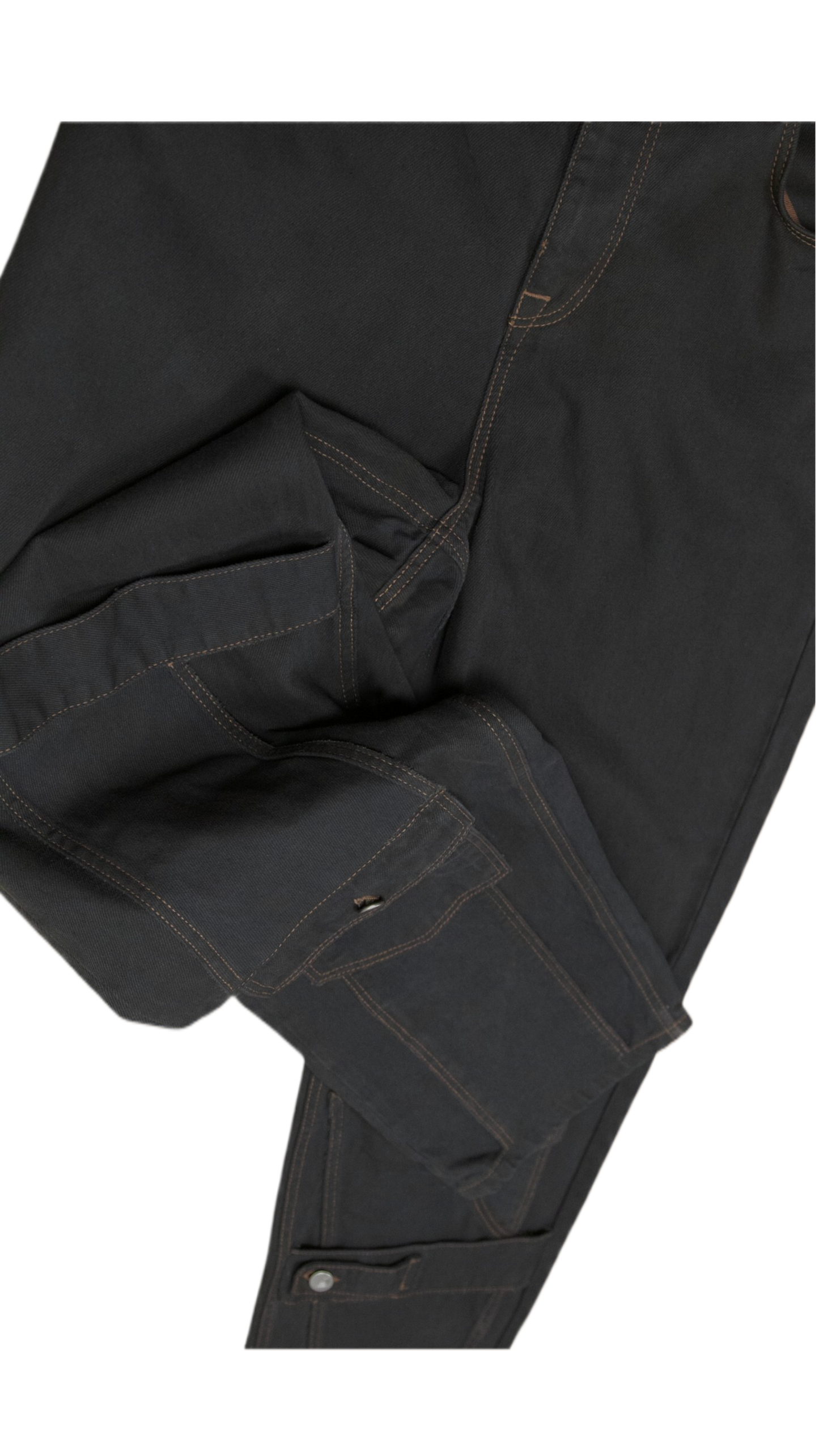 Jeans with strap element in anthracite - TOKYO