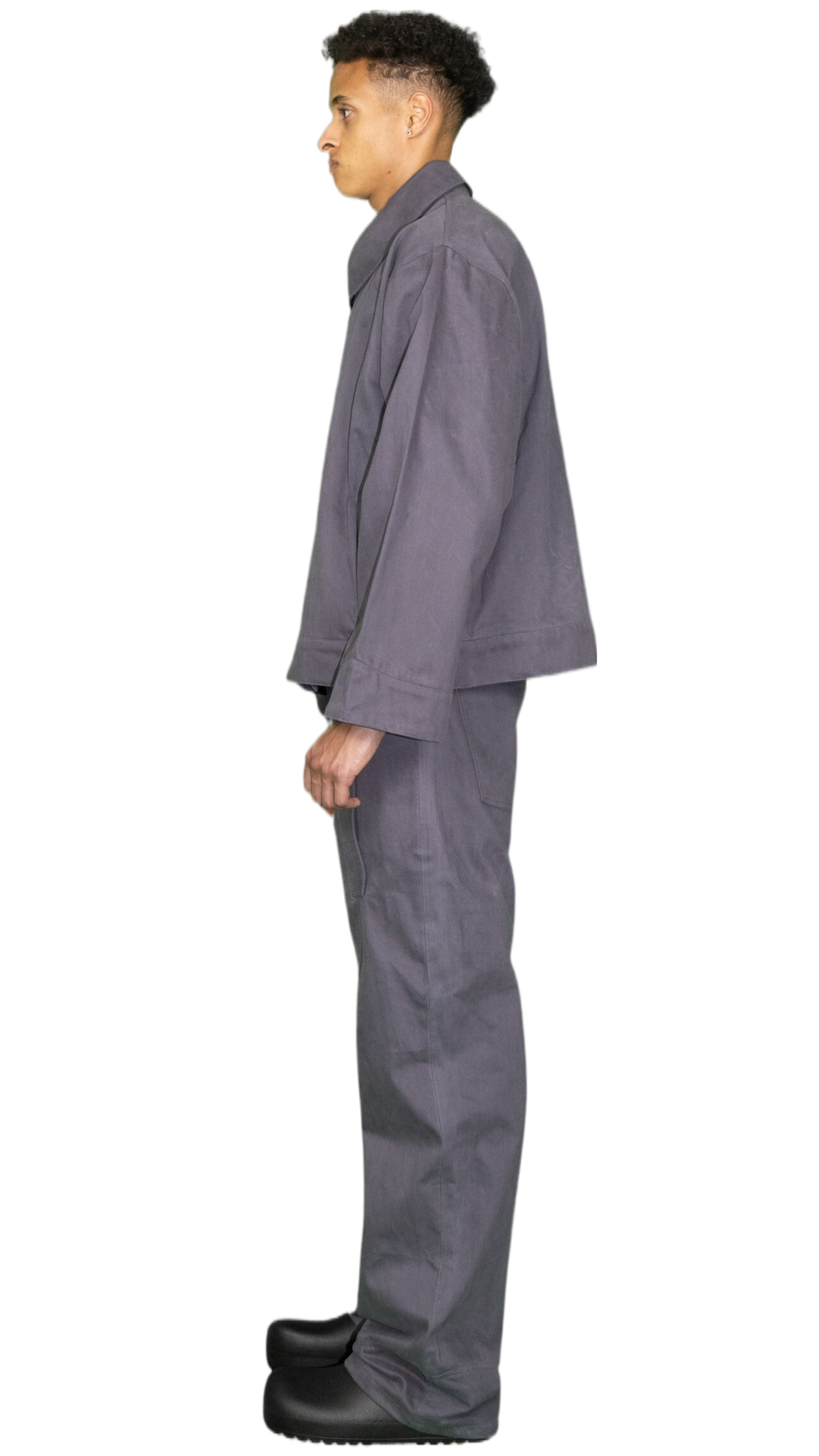 Straight denim pants in grey - SOITO