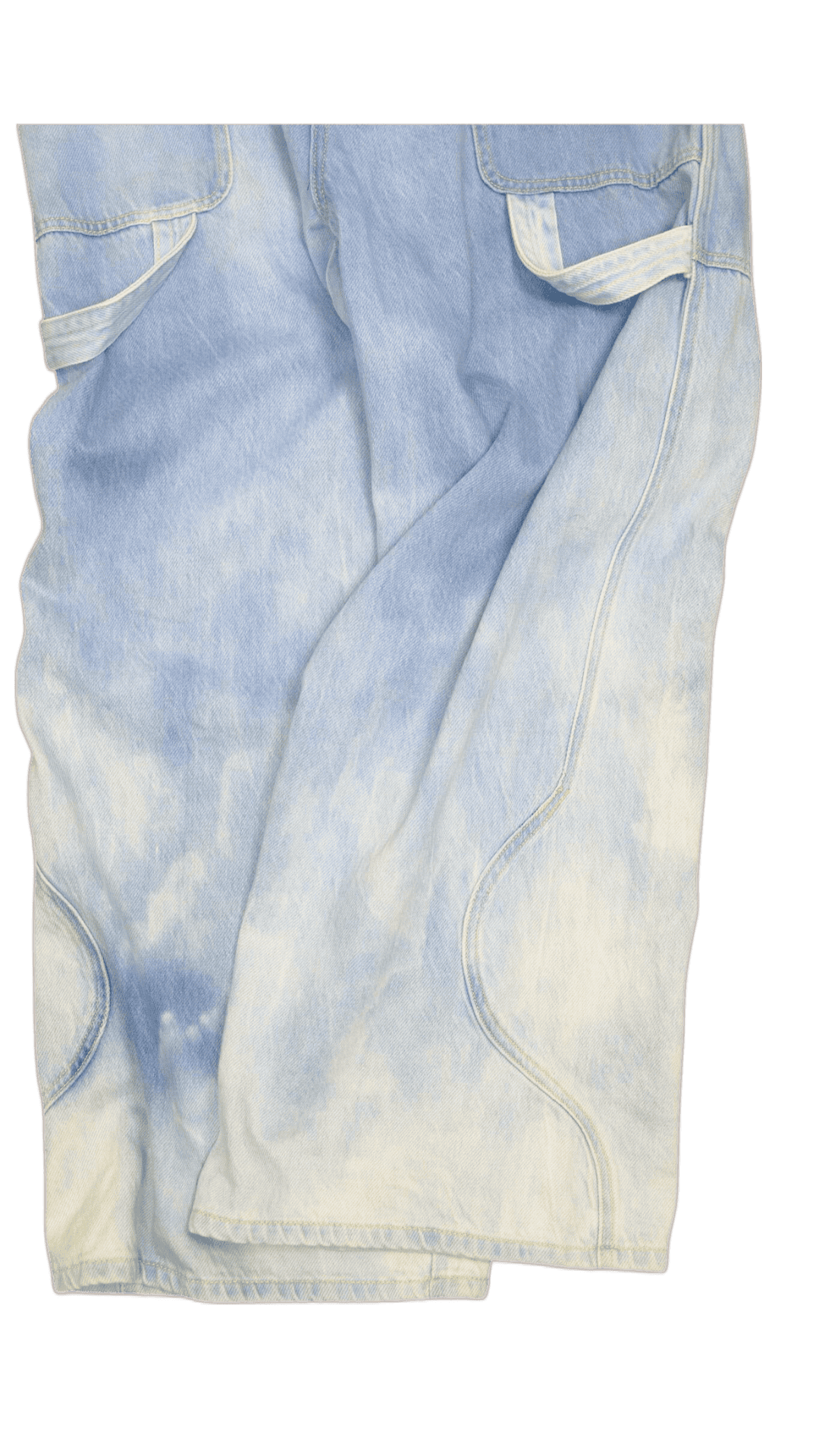 Utility jeans in washed light blue - HOWTH