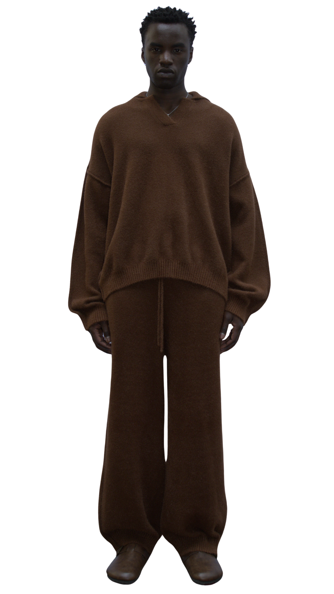 Mohair pants in brown - ALTAI