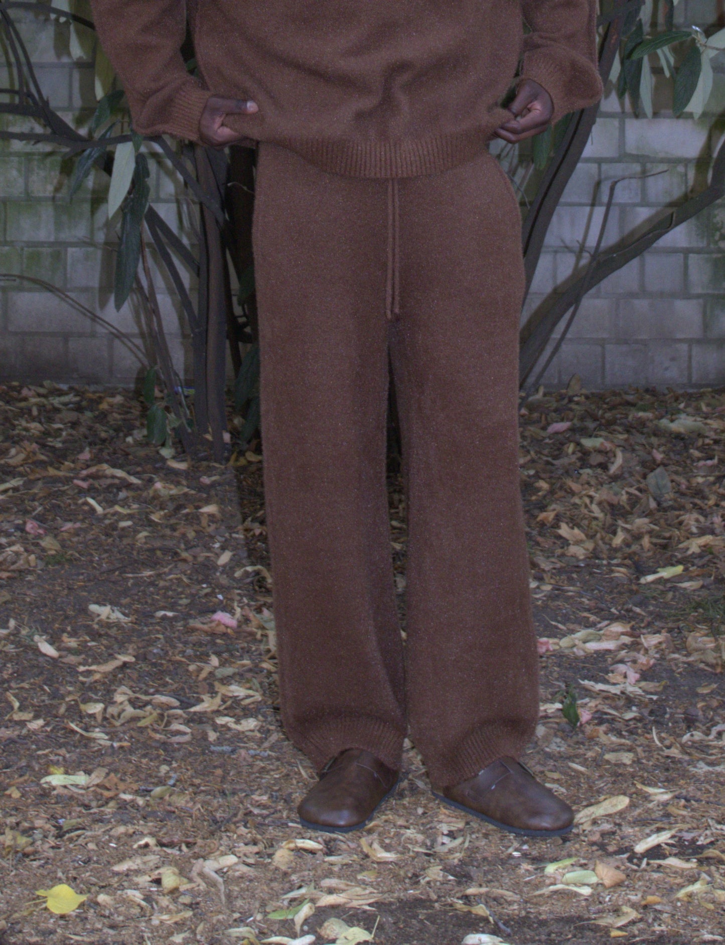 Mohair pants in brown - ALTAI
