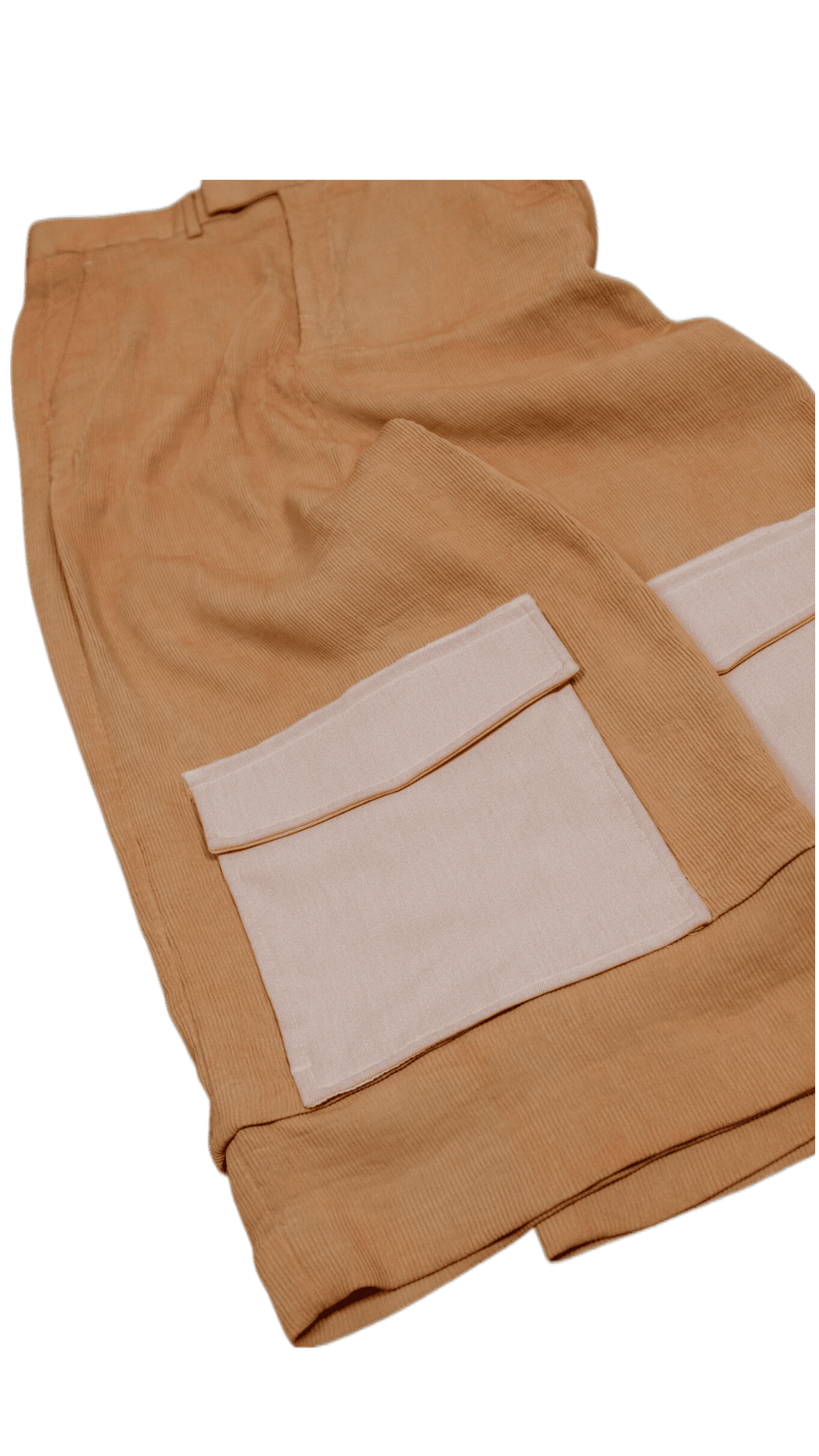 Wide utility capri pants in copper/orange - IJMUIDEN