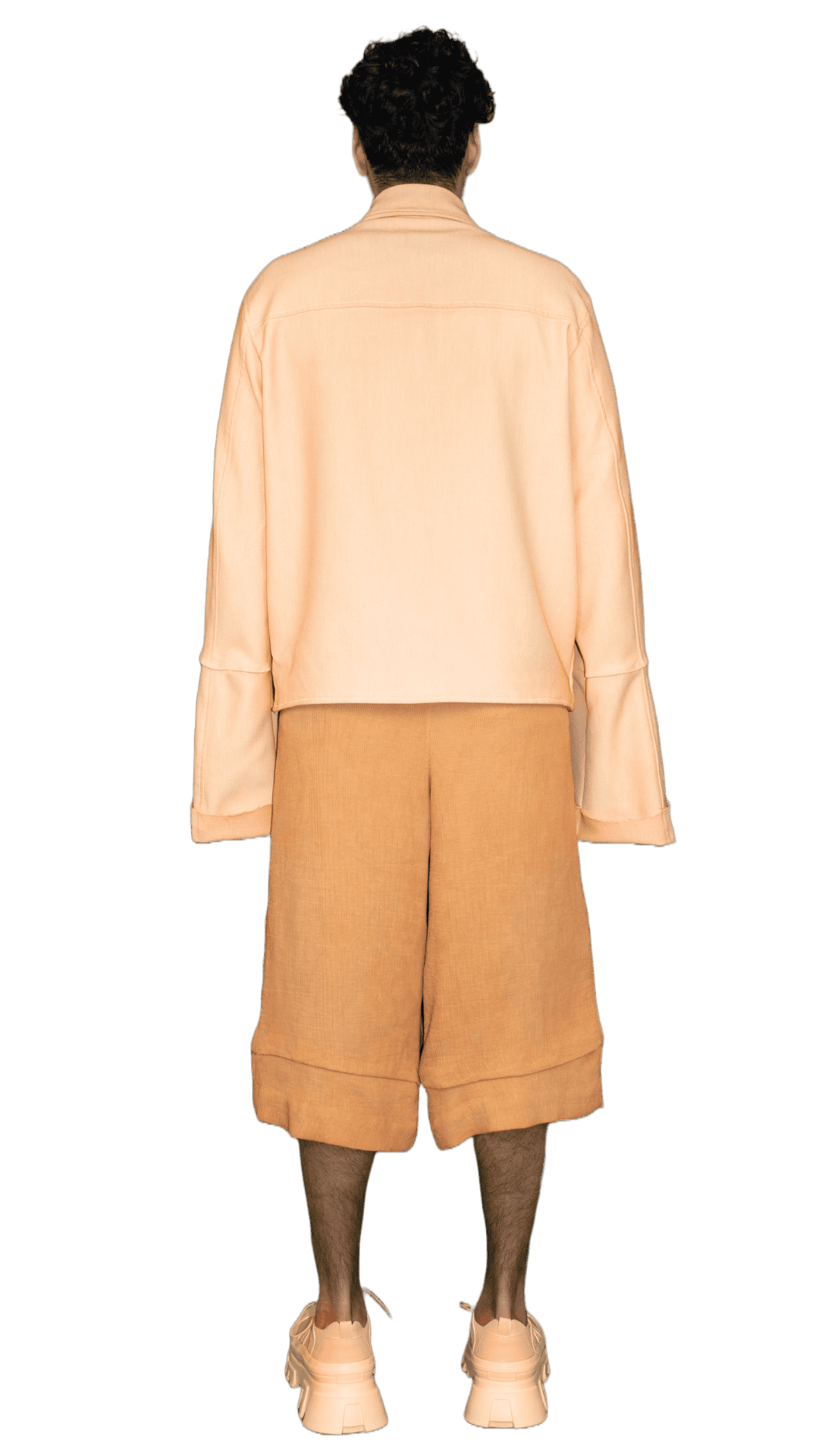 Wide utility capri pants in copper/orange - IJMUIDEN