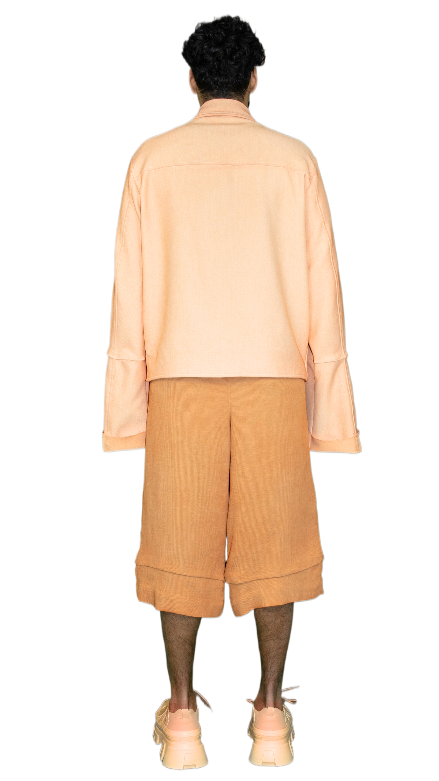 Wide utility capri pants in copper/orange - IJMUIDEN