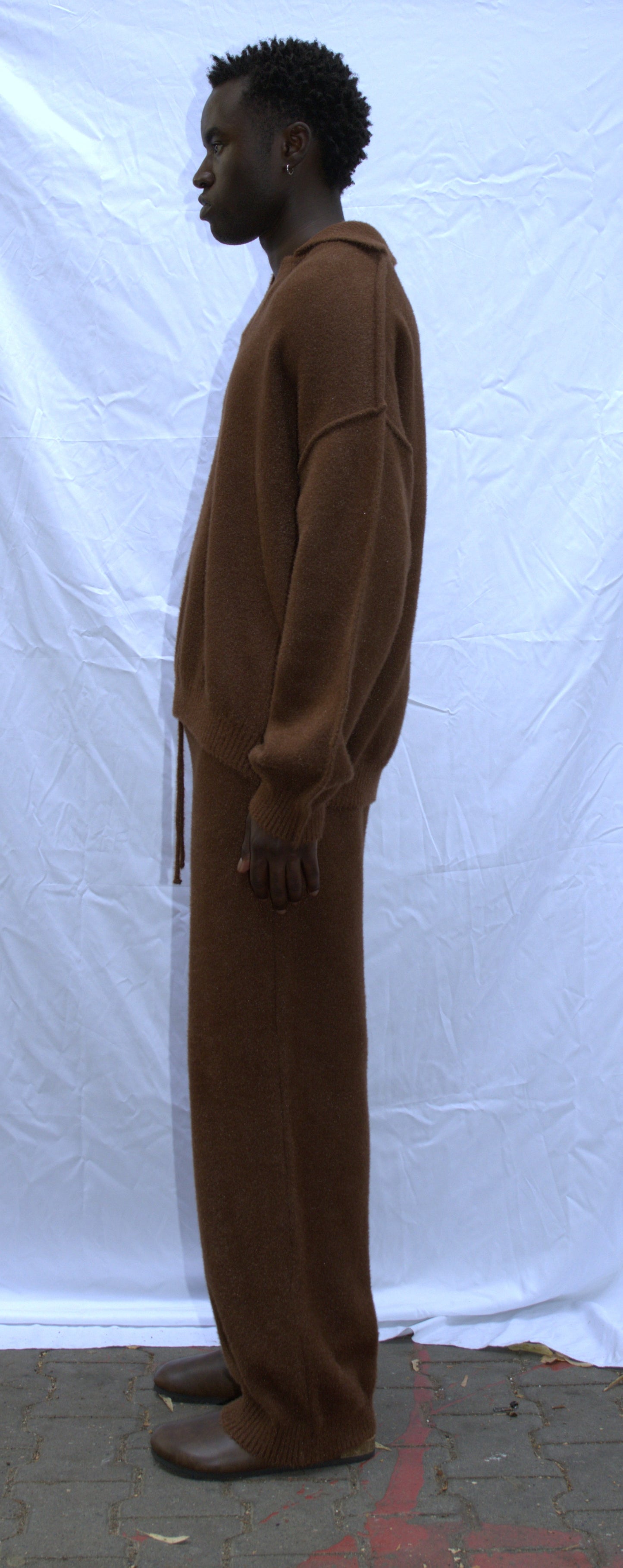 Mohair pants in brown - ALTAI