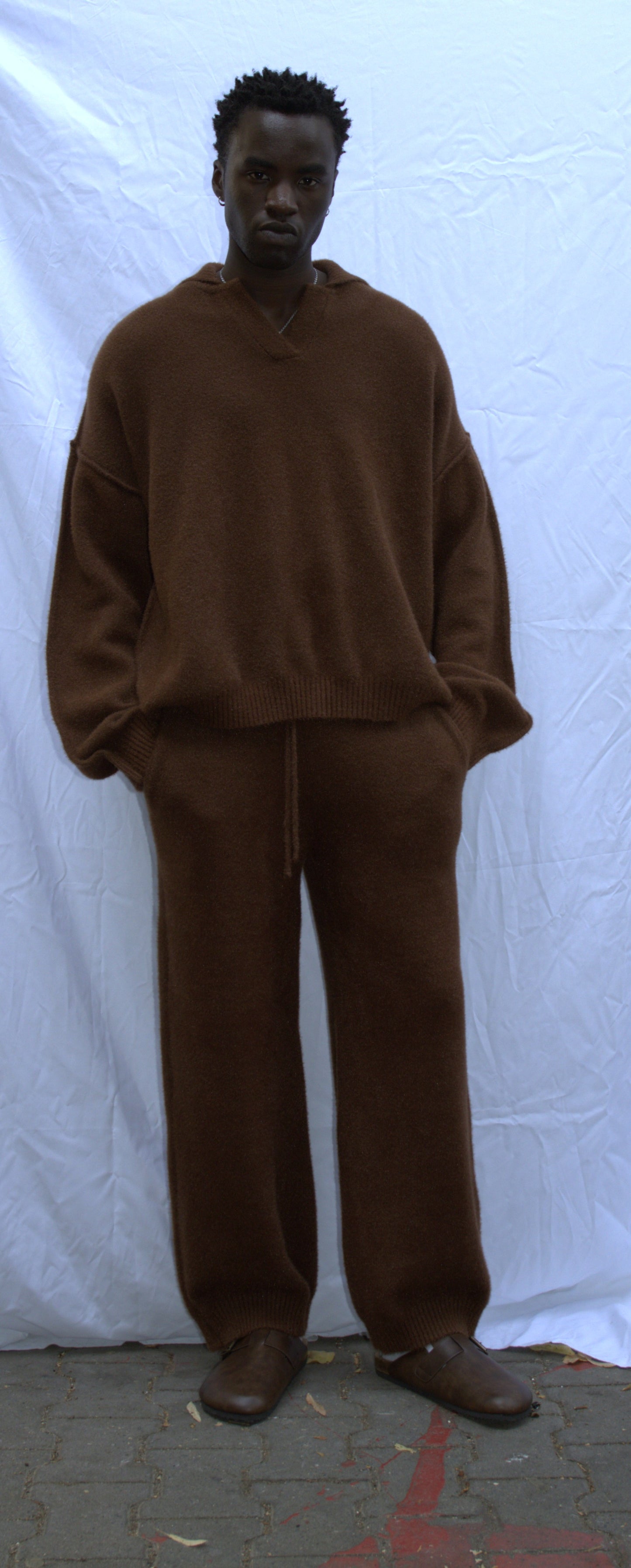 Mohair pants in brown - ALTAI
