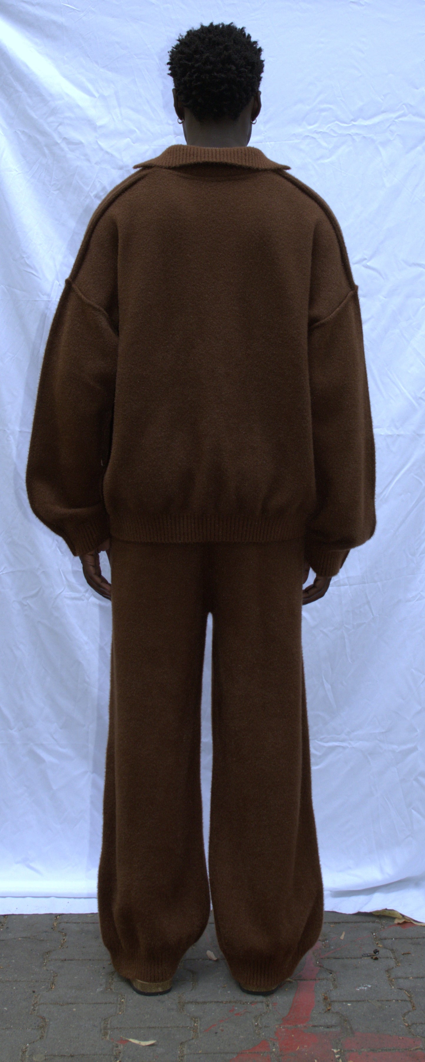 Mohair pants in brown - ALTAI