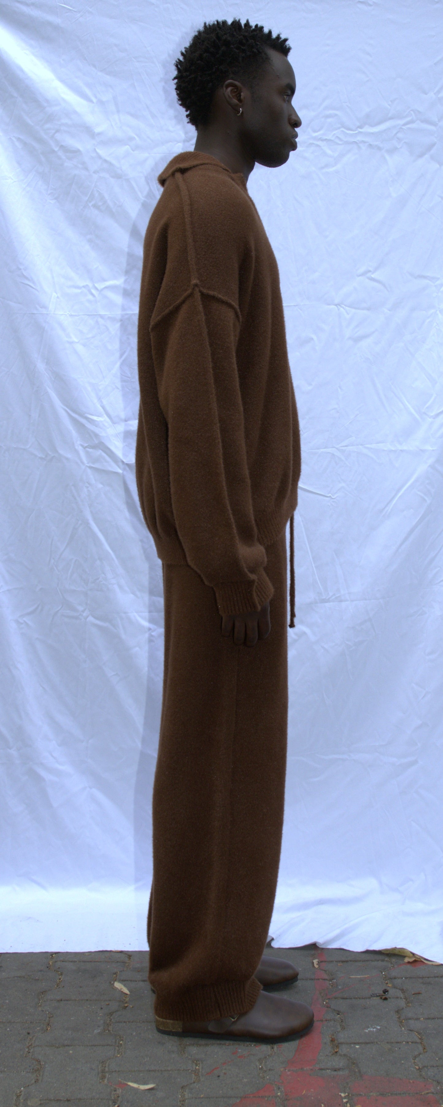 Mohair pants in brown - ALTAI