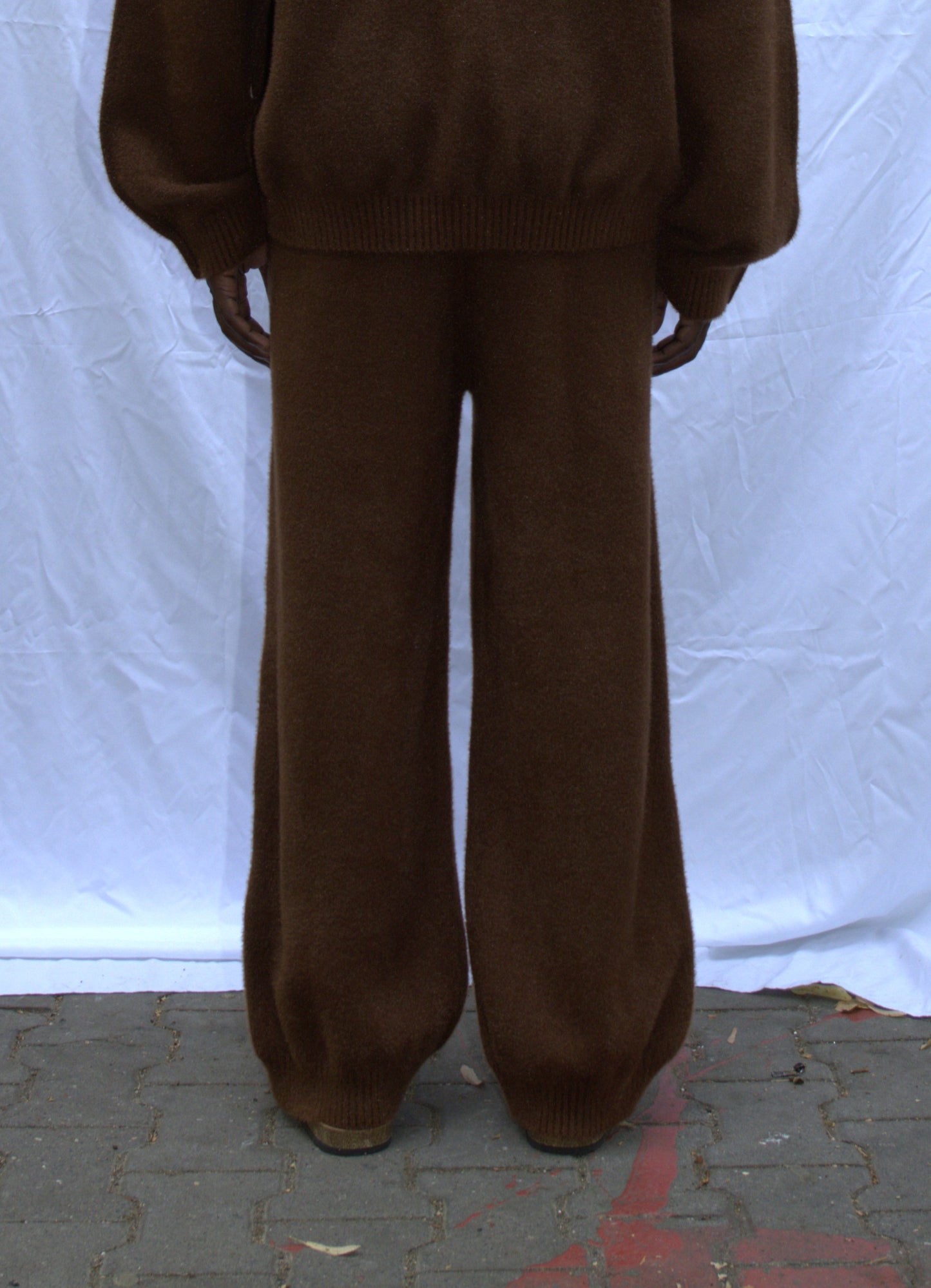 Mohair pants in brown - ALTAI